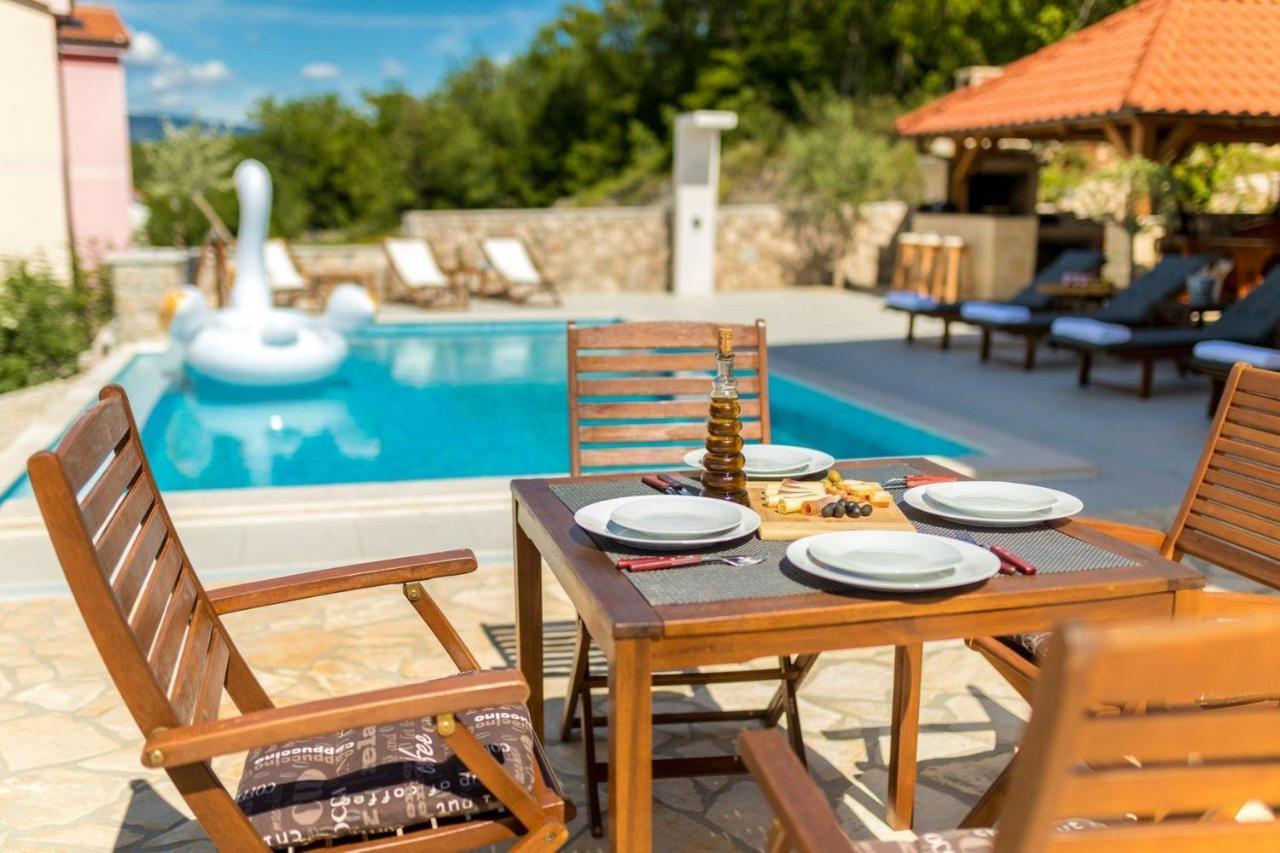 Luxury Villa Allen With Pool Klimno Quarto foto